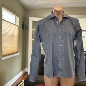 Custom Trumaker men's dress shirt, L, 100% cotton